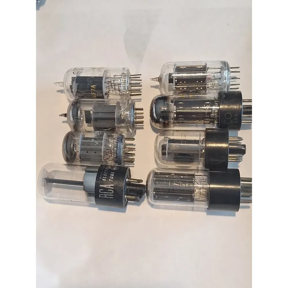 Vintage Vacuum Tube Lot (Untested) 12AX4GTA 6GF7 6GF7A 35Z5GTG 13EM7